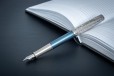 Перьевая ручка Parker Sonnet Premium Metal Blue CT